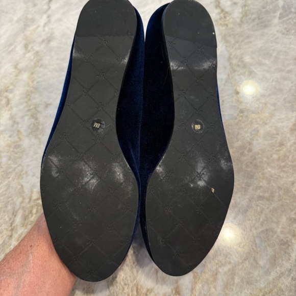 Jack Rogers Navy Chinoiserie Flats - Picture 3 of 3